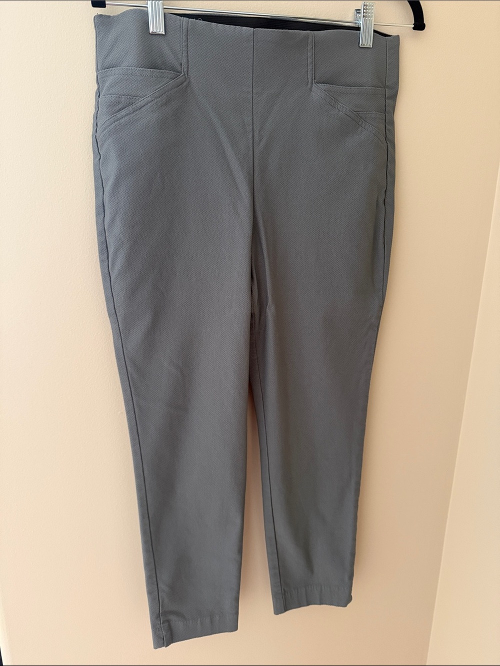 Maurices Charcoal Ribbed Pull-On Pants